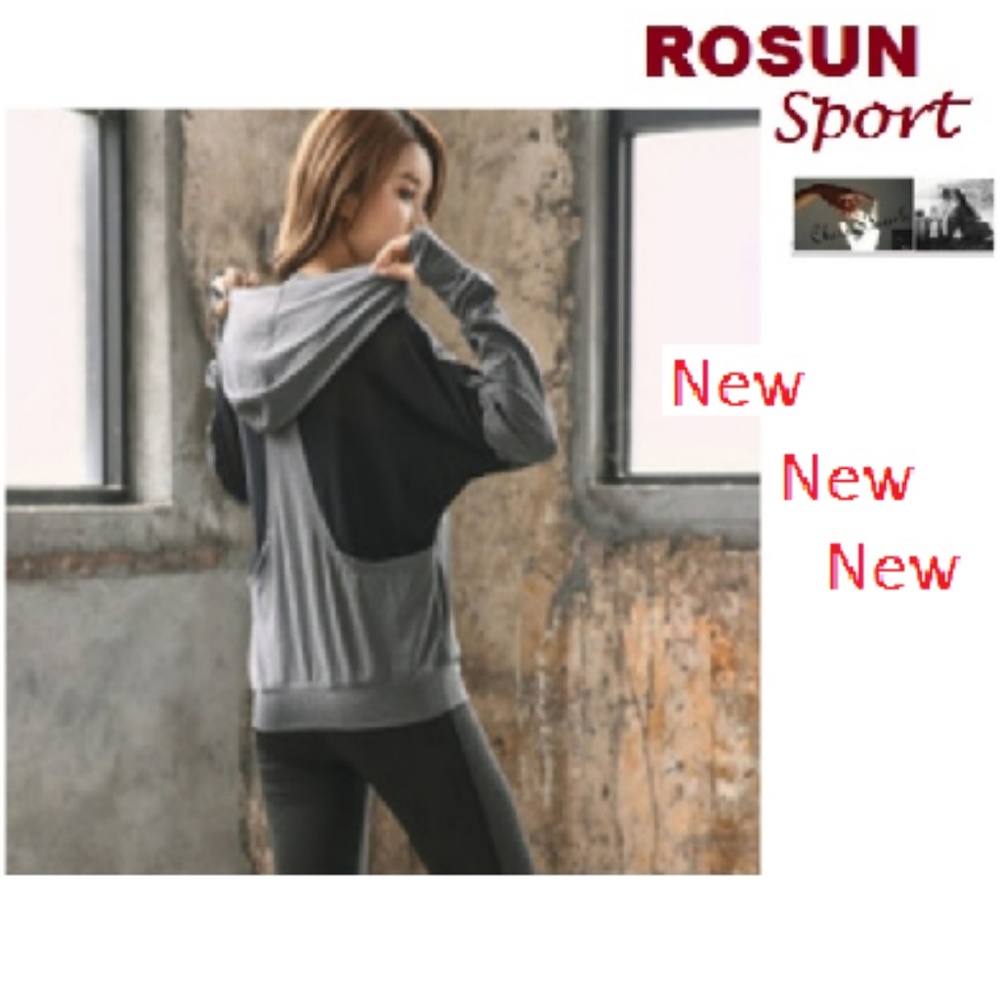 Sports sweatshirt with hoodie new. L AND XL